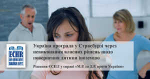 рішення ЄСПЛ у справі «М.Р. та Д.Р. проти України» (№ 63551/13)