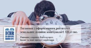 рішення у справах «Енгельгардт проти Словаччини» (заява № 12085/16) «Балог та інші проти Словаччини» (№ 35142/15)