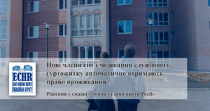 рішення у справі «Попов та інші проти Росії»
