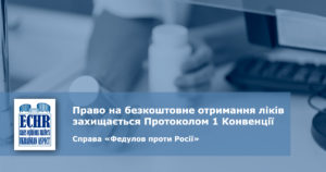 рішення ЄСПЛ у справі «Федулов проти Росії»