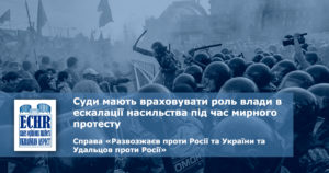 рішення ЄСПЛ у справі «Развозжаєв проти Росії та України та Удальцов проти Росії»