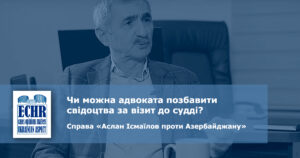 Рішення ЄСПЛ у справі «Аслан Ісмаїлов проти Азербайджану»