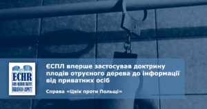 рішення ЄСПЛ у справі «Цвік проти Польщі»