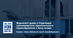 рішення ЄСПЛ у справі «Аваз Зейналов проти Азербайджану»